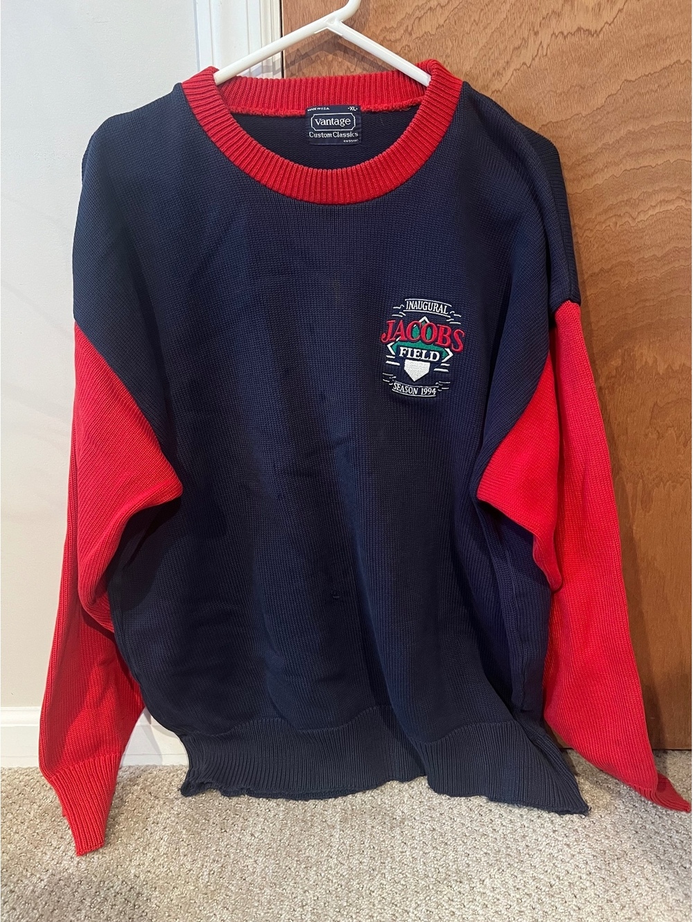 Vintage Inaugural Season 1994 Jacob’s Field Sweater